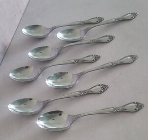 Imperial International IMI4 Silverware 7 pc Lot Spoons 7 1/4 inch Japan